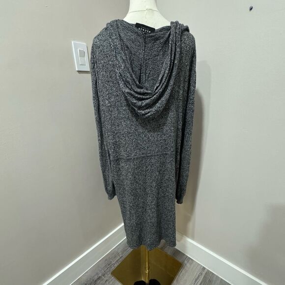 PacSun Open Front Long Cardigan, Grey, Size‎ Medium Pockets! - Picture 2 of 4